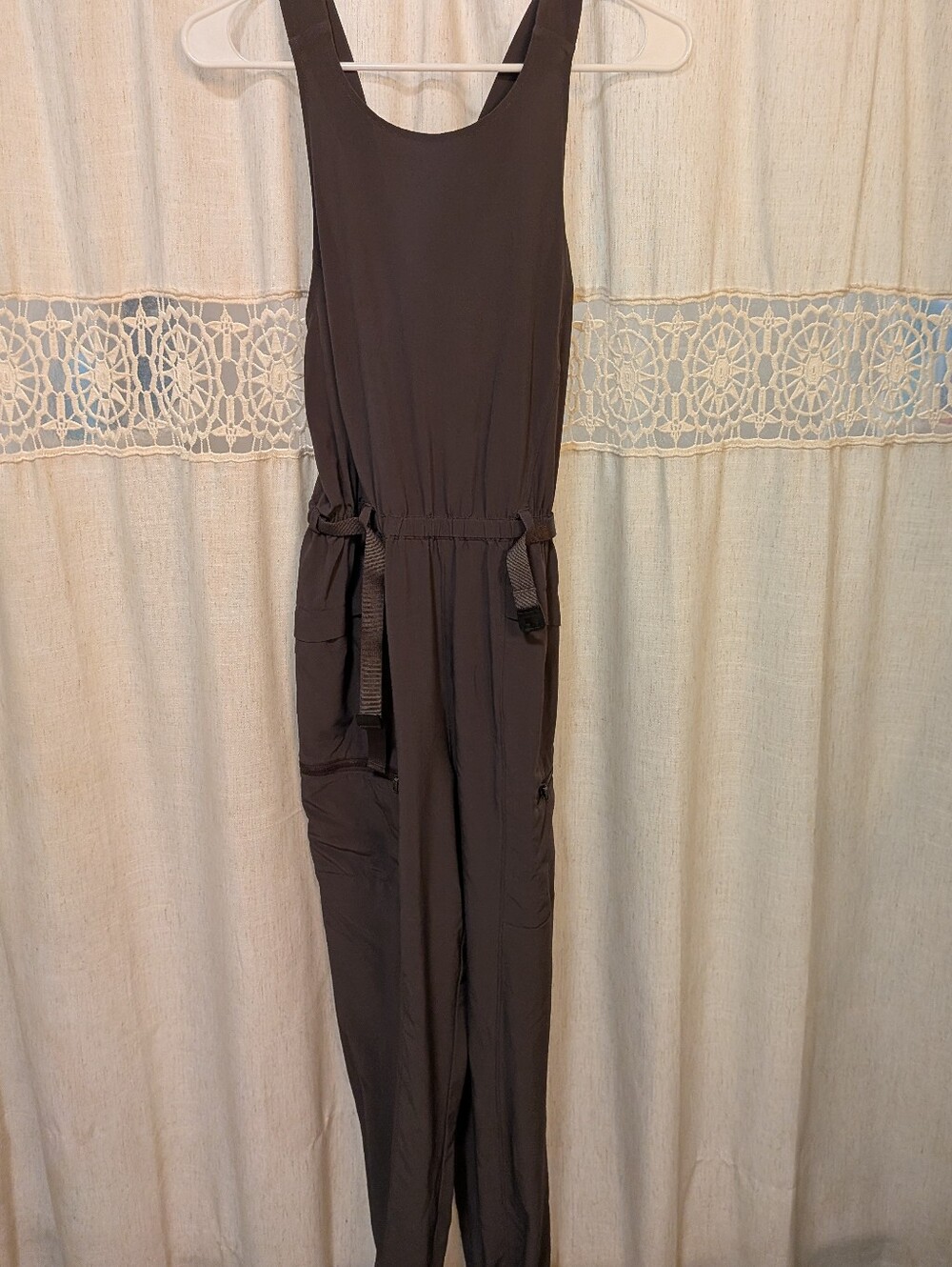 Womens Patagonia Fleet with Jumpsuit Size Small, Brown